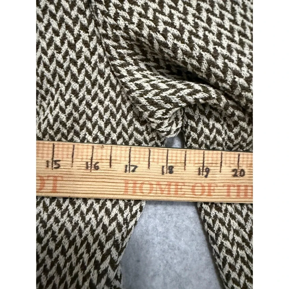 Vtg Escada Margaretha‎ Ley Blazer Womens 38 Brown Herringbone Wool Tweed 80s